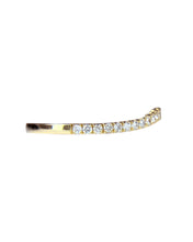 Load image into Gallery viewer, RTS Half Eternity Diamond VOLARE Ring In 14k Yellow Gold
