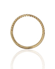 Load image into Gallery viewer, Half Eternity Diamond VOLARE Ring In 14k Yellow Gold

