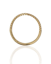 Load image into Gallery viewer, RTS Half Eternity Diamond VOLARE Ring In 14k Yellow Gold
