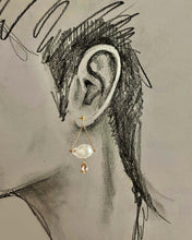 Load image into Gallery viewer, Pink Cloud Pearl Earrings
