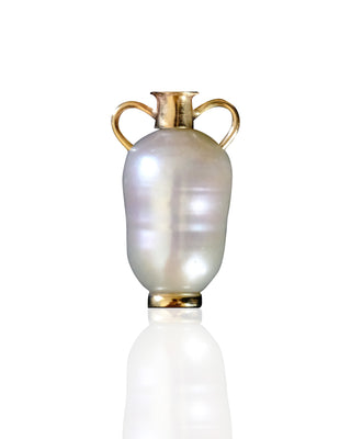 Large Footed Pearl Vessel 2