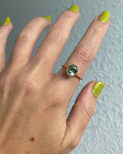 Load and play video in Gallery viewer, Oval Mint Green Tourmaline Ring
