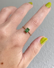 Load and play video in Gallery viewer, Emerald Cut Tourmaline Ring

