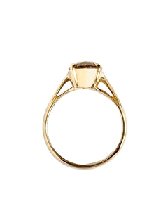 Radiant Tourmaline Ring