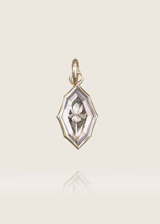 Sapphire Iris Pendant