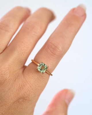 Seafoam Green Tourmaline Ring