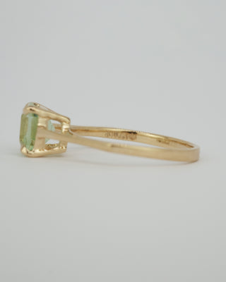 Seafoam Green Tourmaline Ring