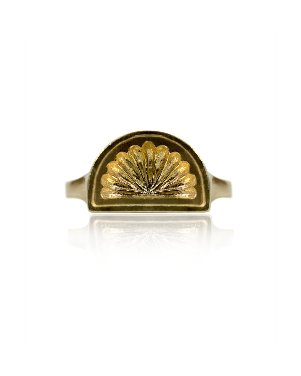 Signet Sunday Rings Seashell Signet Ring – Palm Sunday