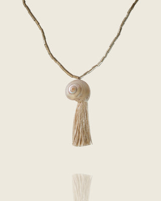 Seashell Tassel Necklace