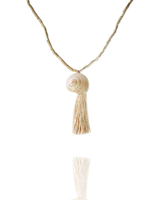 Seashell Tassel Necklace
