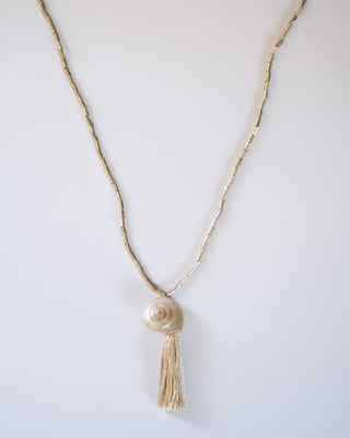 Seashell Tassel Necklace