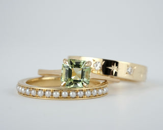 Seafoam Green Tourmaline Ring
