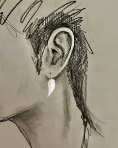Pearl Wing Earrings