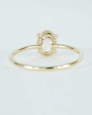 Yellow Oval Sapphire