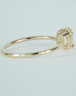 Yellow Oval Sapphire
