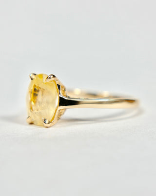Butter Yellow Sapphire Ring