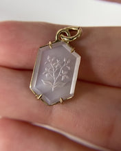 Load and play video in Gallery viewer, Orange Blossom Itaglio Pendant

