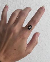 Load and play video in Gallery viewer, Onyx And White Gold Diamond Ring

