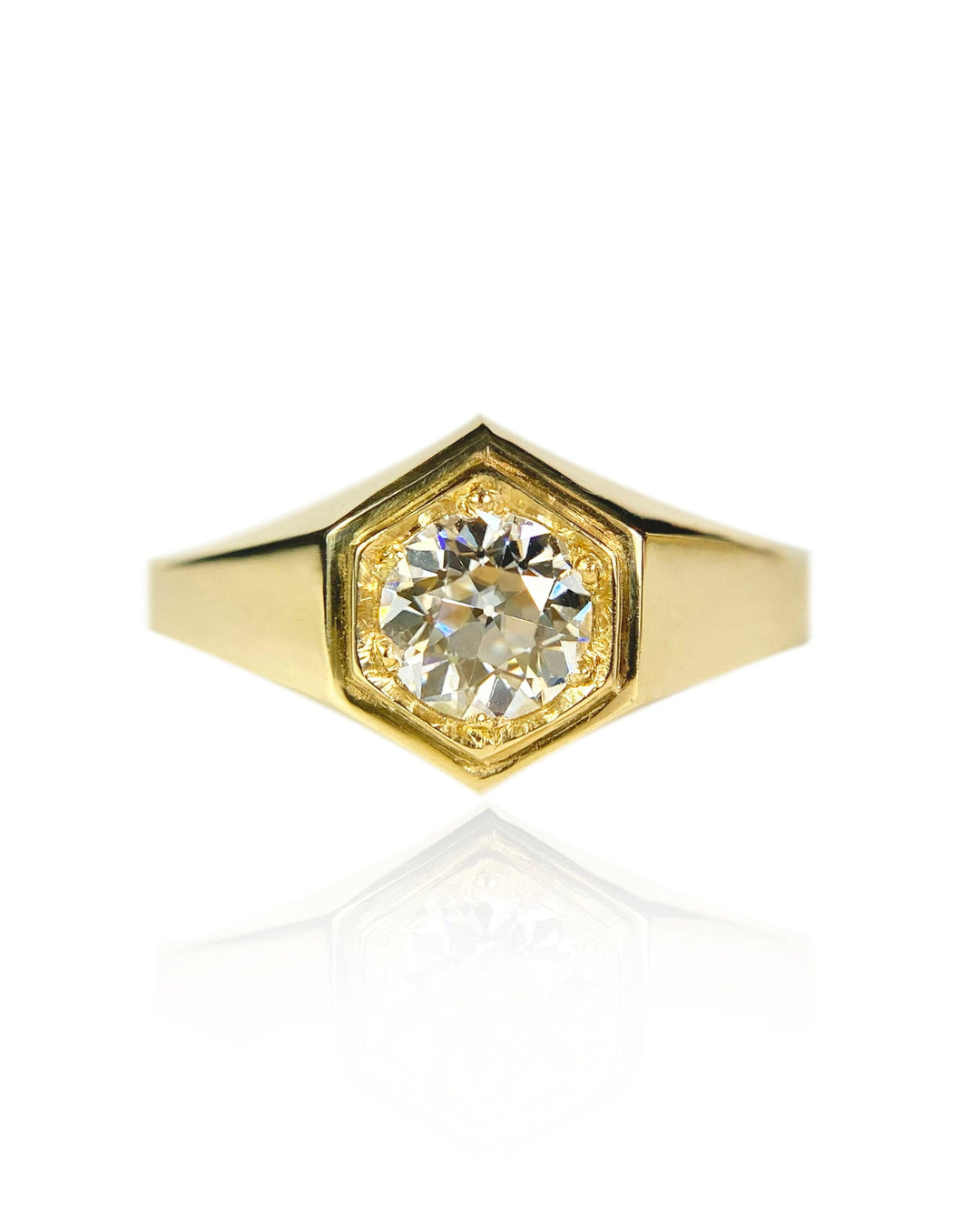 PALAZZO Old Euro Diamond Ring