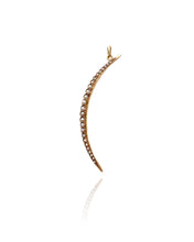 Load image into Gallery viewer, Antique Seed Pearl Crescent Moon Conversion Pendant

