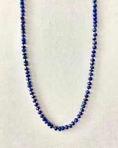 Sapphire Beaded Necklace