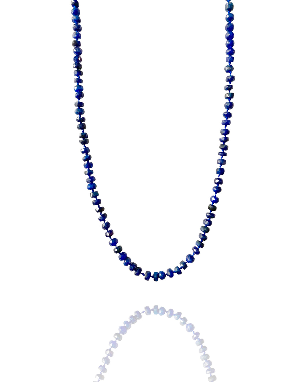 Sapphire Beaded Necklace