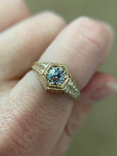 Load image into Gallery viewer, Engraved ARCO Moissanite Ring
