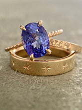 Load image into Gallery viewer, Wide Stars Align Ring in 14k Yellow Gold

