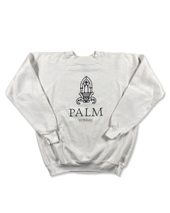 VINTAGE CREST SWEATSHIRT WHITE