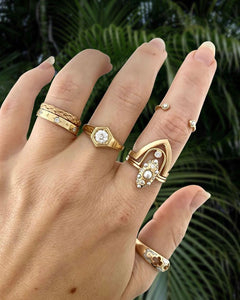 PALAZZO Old Euro Diamond Ring