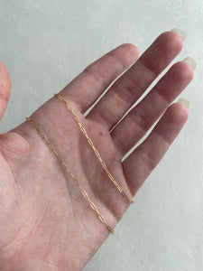 Fine Paper Clip Chain