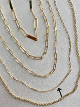 Load image into Gallery viewer, Fine Paper Clip Chain
