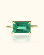 Load image into Gallery viewer, East/West Emerald Ring
