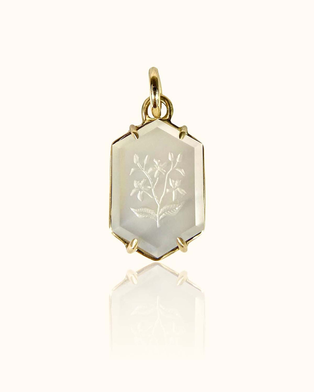 Orange Blossom Itaglio Pendant