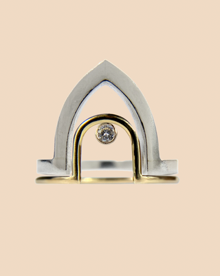 ARCO Ring With Diamond