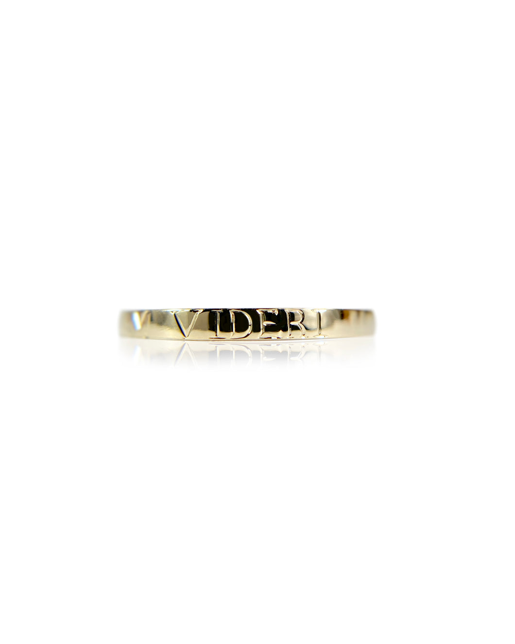 ESSE QUAM VIDERI Engraved Ring
