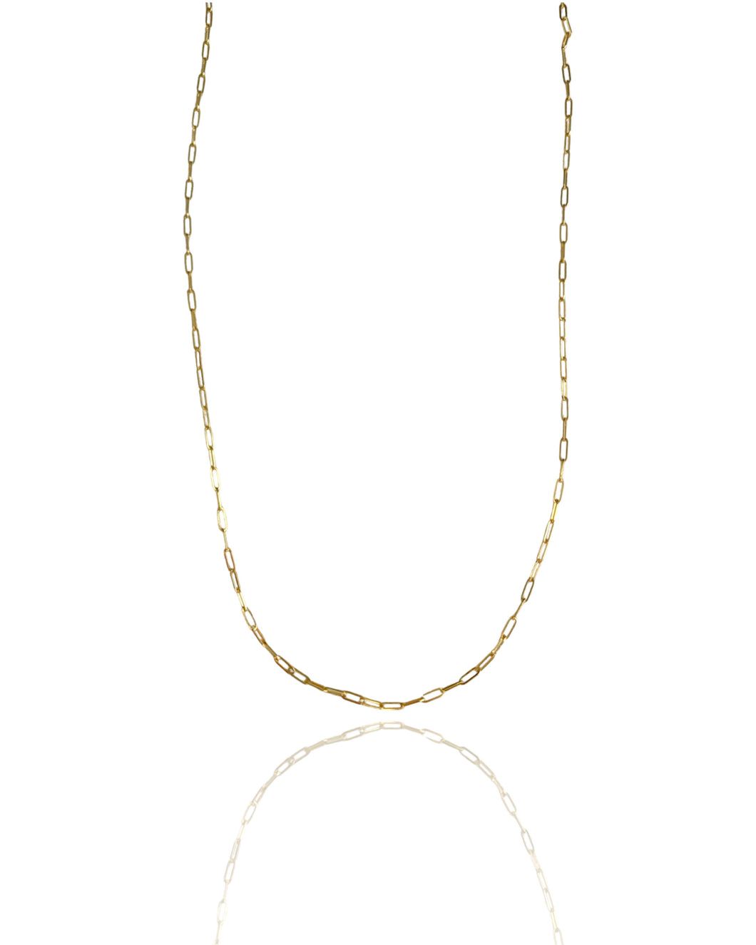 Fine Paper Clip Chain