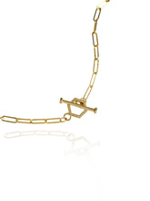 Load image into Gallery viewer, Hexagon Toggle 14k Gold
