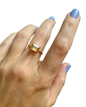 Load image into Gallery viewer, Yellow Zircon East/West Ring
