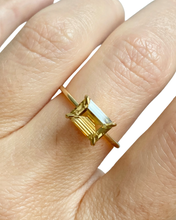Load image into Gallery viewer, Yellow Zircon East/West Ring
