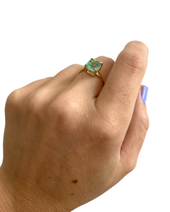 Chunky Emerald Ring