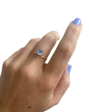 Load image into Gallery viewer, Periwinkle Spinel Shield Ring
