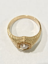 Load image into Gallery viewer, Engraved PALAZZO Diamond Ring

