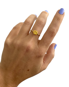 Lemon Yellow Sapphire Ring