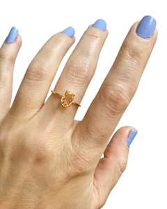 Imperial Topaz Oval Ring