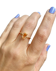 Imperial Topaz Oval Ring