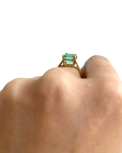 Chunky Emerald Ring