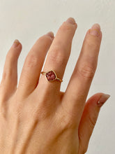 Load image into Gallery viewer, Pink Tourmaline Cushion Cut Ring

