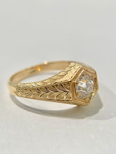 Load image into Gallery viewer, Engraved PALAZZO Diamond Ring
