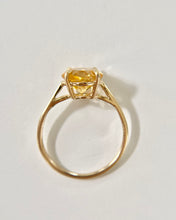 Load image into Gallery viewer, Cushion Cut Citrine Ring
